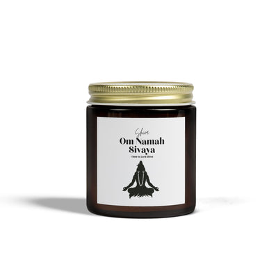 Shiva Soy Candle – Om Namah Sivaya | Spiritual Meditation Candle
