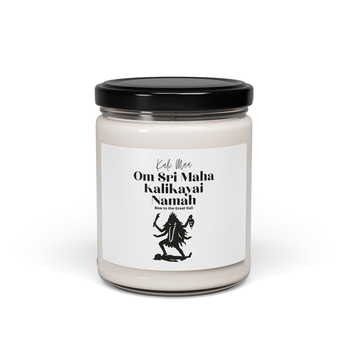 Kali Maa Soy Candle – Om Sri Maha Kalikayai Namah | Spiritual Meditation Candle