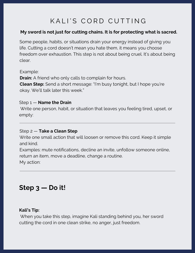 Kali’s Guided Workbook: A 30-Day Journey With Kali.