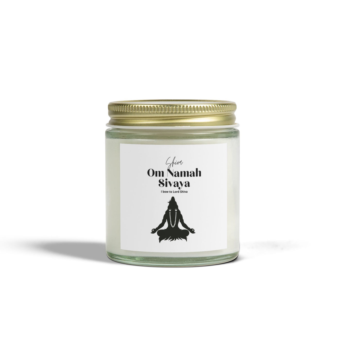 Shiva Soy Candle – Om Namah Sivaya | Spiritual Meditation Candle