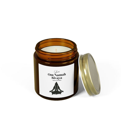 Shiva Soy Candle – Om Namah Sivaya | Spiritual Meditation Candle