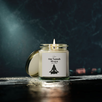 Shiva Soy Candle – Om Namah Sivaya | Spiritual Meditation Candle