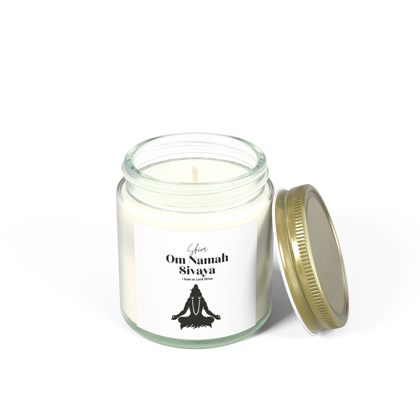 Shiva Soy Candle – Om Namah Sivaya | Spiritual Meditation Candle