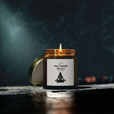 Shiva Soy Candle – Om Namah Sivaya | Spiritual Meditation Candle