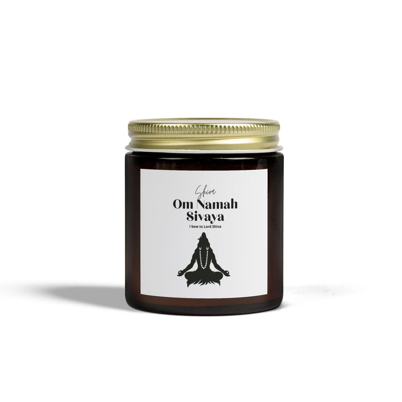 Shiva Soy Candle – Om Namah Sivaya | Spiritual Meditation Candle
